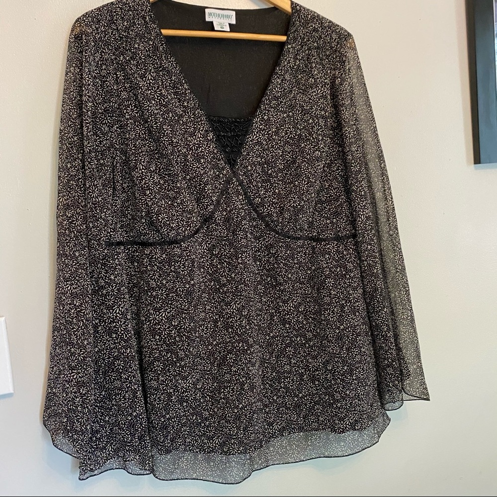 MOTHERHOOD MATERNITY BLOUSE